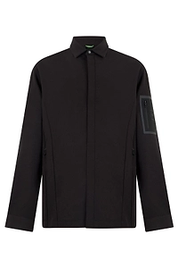 Boss Hugo Boss Zip-Front High Collar Jacket