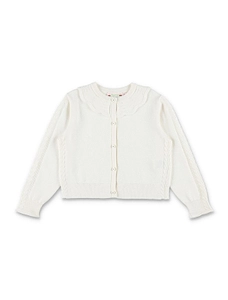 Bonpoint Lueur Ruffled Cardigan