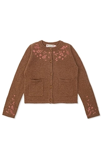 Bonpoint Madelia Embroidered Cardigan