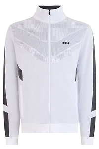 Boss Hugo Boss Zip-Up High Collar Sweatshirt