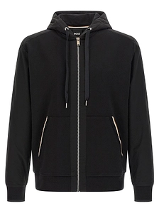 Boss Hugo Boss Zip-Up Drawstring Hoodie