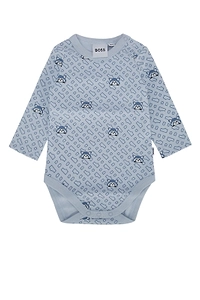 Boss Kids Allover Print Bodysuit