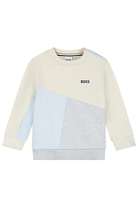 Boss Kids Colour-Block Crewneck Sweatshirt