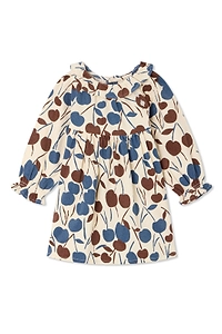 Bonpoint Melyssa Cherry Printed Velvet Dress