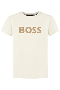 Hugo Boss Kids Logo Printed Crewneck T-Shirt