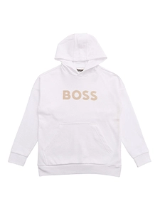 Boss Kids Logo Printed Jersey Hoodie