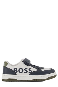 Boss Kids Logo-Printed Low-Top Sneakers