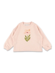 Bonpoint Myla Floral Embroidered Sweatshirt