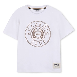 Boss Kids Short-Sleeved Crewneck T-Shirt