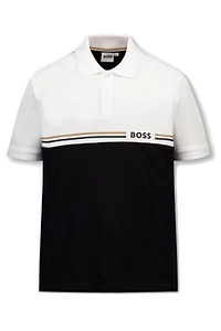 Boss Kids Two-Toned Polo Shirt