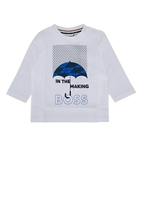 Boss Kids Umbrella Print Long Sleeve T-Shirt