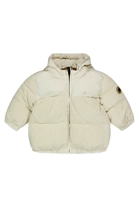 Boss Kids Zipped Ribbed Puffer Jacket