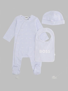 Boss Hugo Boss Logo Print Onesie Set