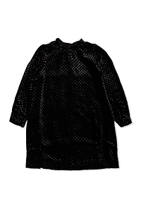 Bonpoint Polka Dot Velvet Dress