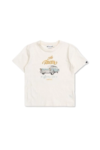 Bonpoint Thibald Car Printed Crewneck T-Shirt