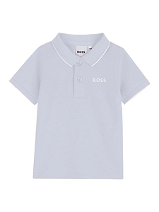 Hugo Boss Kids Contrasted-Trim Short Sleeved Polo Shirt