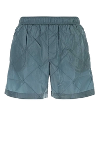Bottega Veneta Crinkle Effect Quilted Swim Shorts