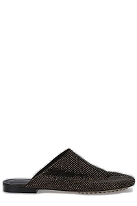 Bottega Veneta Crystal Embellished Slip-On Flats