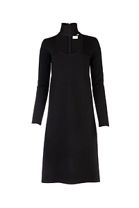 Bottega Veneta Cut-Out Long-Sleeved Midi Dress