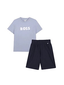 Hugo Boss Kids Logo T-Shirt And Shorts Set