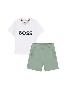 Hugo Boss Kids Logo T-Shirt And Shorts Set