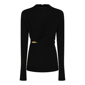 Bottega Veneta Embellished Long Sleeved Top