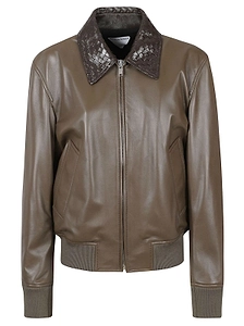 Bottega Veneta Shiny Leather Blouson