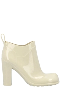 Bottega Veneta Shine Square Toe Ankle Rain Boots