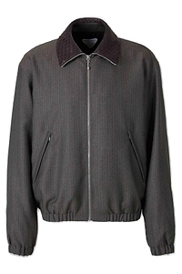 Bottega Veneta Subtle Striped Patterned Blouson