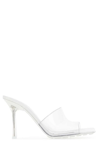 Bottega Veneta Transparent-Strap Heeled Sandals