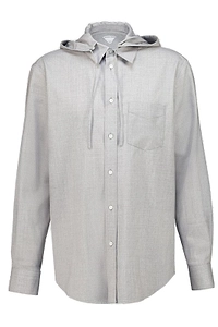 Bottega Veneta Toile Hooded Shirt