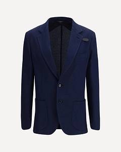 Brioni Patch-Pocket Jersey Blazer