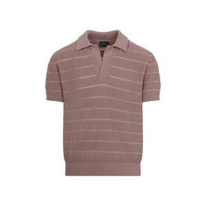 Brioni Striped Polo Shirt