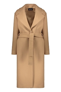 Boutique Moschino Belted Long Coat