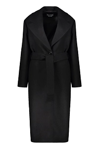 Boutique Moschino Belted Long Coats
