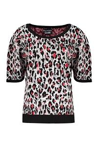 Boutique Moschino Leopard Motif Jumper