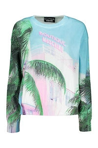 Boutique Moschino Printed Crewneck Jumper