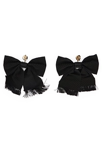 Bow-Embellished Earrings