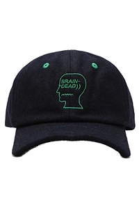 Brain Dead Batwing Logohead Flannel Hat