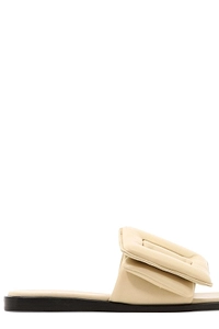 Boyy Oversized Puffy Buckle Sandals