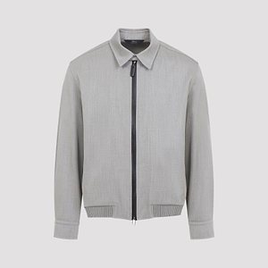 Brioni Zip-Up Blouson Jacket