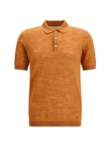 Brooksfield Linen Blend Polo Shirt