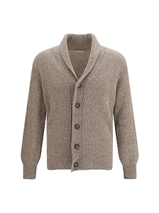 Brooksfield Ribbed Shawl Collar Cardigan