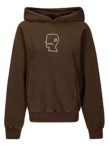 Brain Dead Logohead Embroidered Hoodie