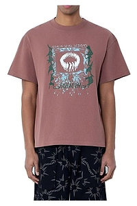 Brain Dead Graphic Printed Crewneck T-Shirt