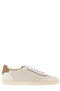 Brunello Cucinelli Almond Toe Lace-Up Sneakers