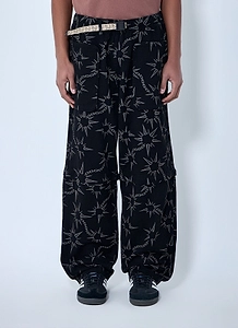 Brain Dead Printed Wide-Leg Pants