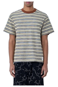 Brain Dead Relaxed Striped Crewneck T-Shirt
