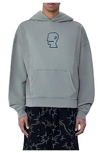 Brain Dead Mendoza Cropped Hoodie