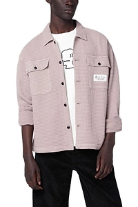 Brain Dead Waffle Button Front Shirt